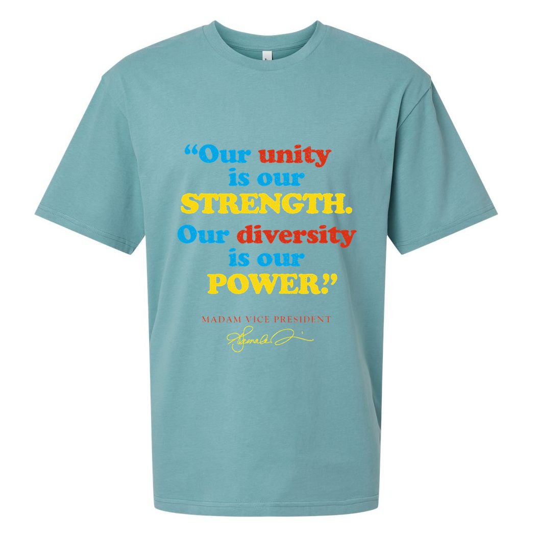 Unity Strength Diversity Power Quote For Social Justice Sueded Cloud Jersey T-Shirt