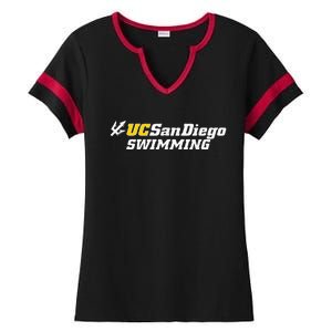 Uc San Diego Swimming Ladies Halftime Notch Neck Tee