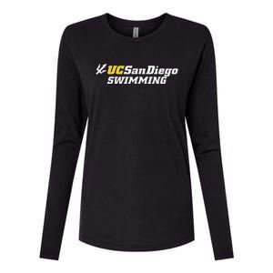 Uc San Diego Swimming Womens Cotton Relaxed Long Sleeve T-Shirt