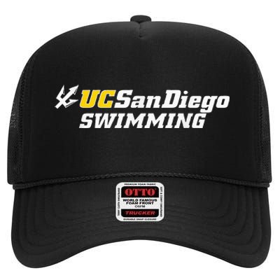 Uc San Diego Swimming High Crown Mesh Back Trucker Hat