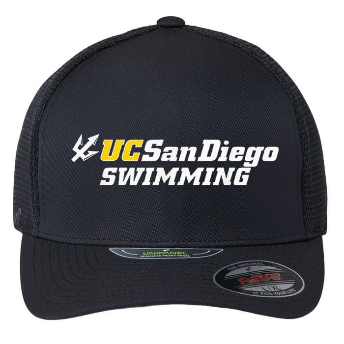 Uc San Diego Swimming Flexfit Unipanel Trucker Cap