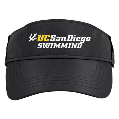 Uc San Diego Swimming Adult Drive Performance Visor