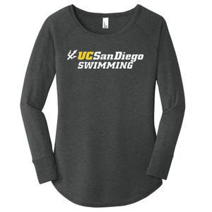 Uc San Diego Swimming Women's Perfect Tri Tunic Long Sleeve Shirt