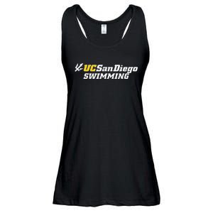 Uc San Diego Swimming Ladies Essential Flowy Tank