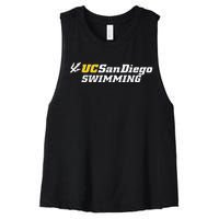 Uc San Diego Swimming Women's Racerback Cropped Tank