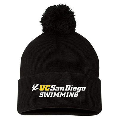 Uc San Diego Swimming Pom Pom 12in Knit Beanie