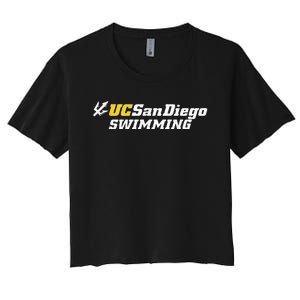 Uc San Diego Swimming Women's Crop Top Tee