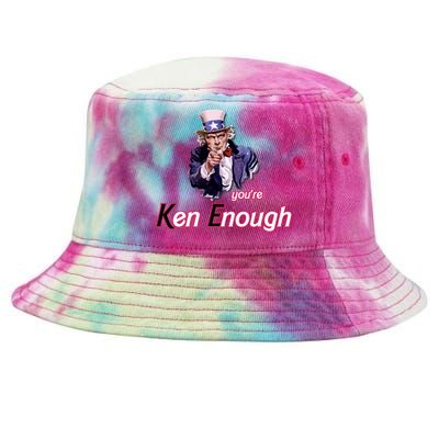 Uncle Sam Enough I Am Enough Funny Im Ken I Am Ken Kenenoug Tie-Dyed Bucket Hat