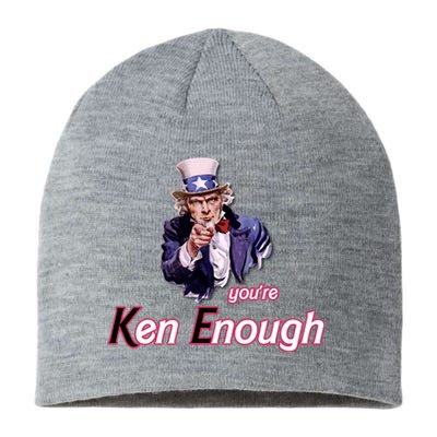 Uncle Sam Enough I Am Enough Funny Im Ken I Am Ken Kenenoug Sustainable Beanie