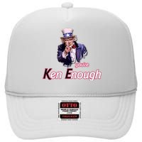 Uncle Sam Enough I Am Enough Funny Im Ken I Am Ken Kenenoug High Crown Mesh Back Trucker Hat