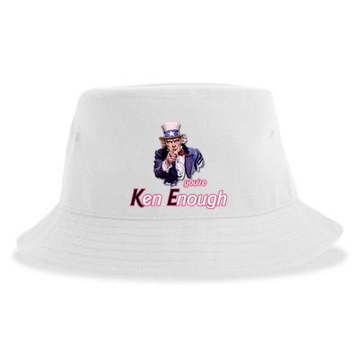 Uncle Sam Enough I Am Enough Funny Im Ken I Am Ken Kenenoug Sustainable Bucket Hat