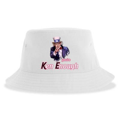 Uncle Sam Enough I Am Enough Funny Im Ken I Am Ken Kenenoug Sustainable Bucket Hat