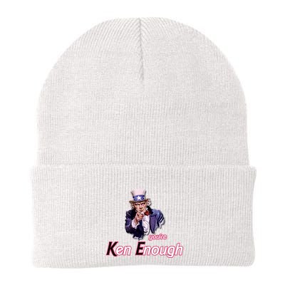 Uncle Sam Enough I Am Enough Funny Im Ken I Am Ken Kenenoug Beanie