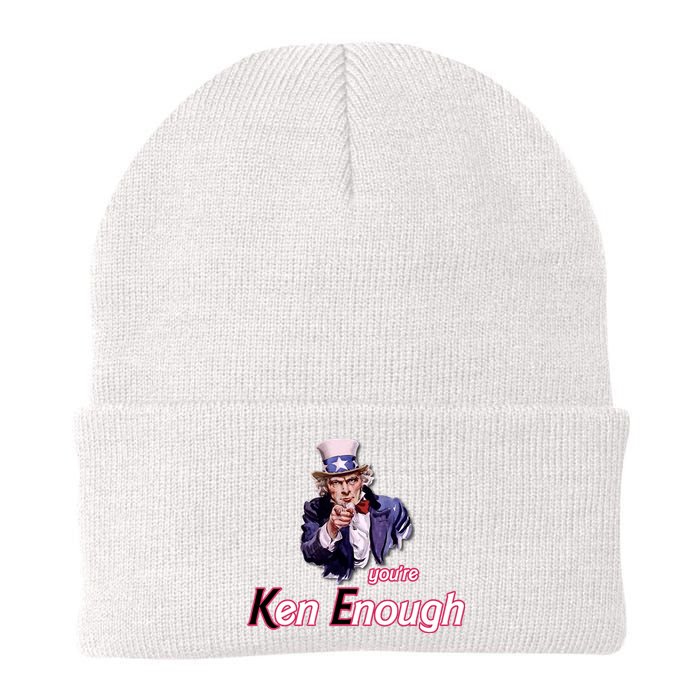 Uncle Sam Enough I Am Enough Funny Im Ken I Am Ken Kenenoug Knit Cap Winter Beanie