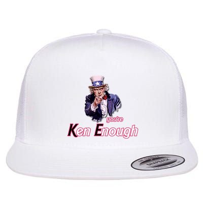 Uncle Sam Enough I Am Enough Funny Im Ken I Am Ken Kenenoug Flatbill Hat
