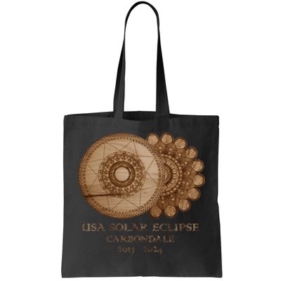 Usa Solar Eclipse Carbondale 2017 2024 Unique Gift Tote Bag