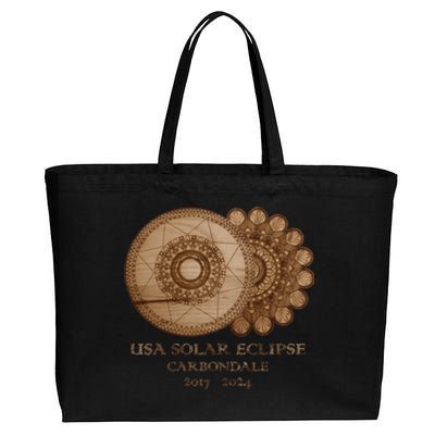 Usa Solar Eclipse Carbondale 2017 2024 Unique Gift Cotton Canvas Jumbo Tote