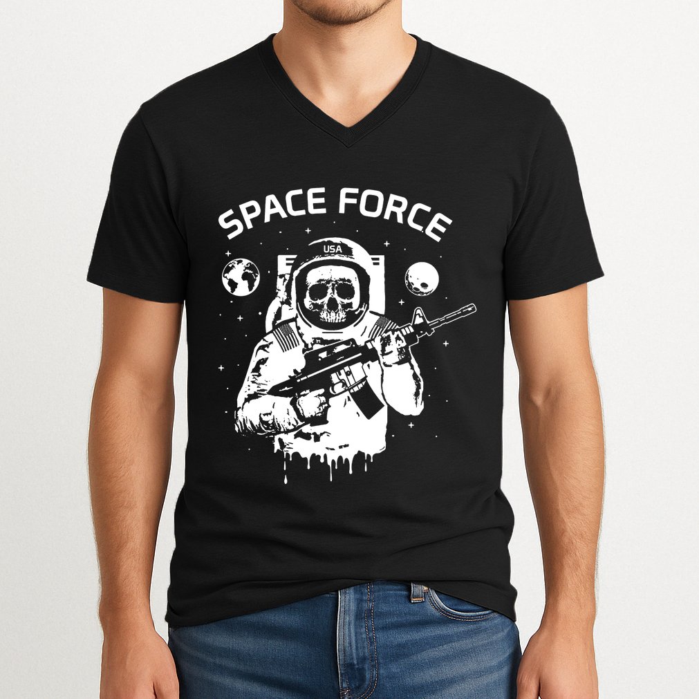 Us Space Force V-Neck T-Shirt