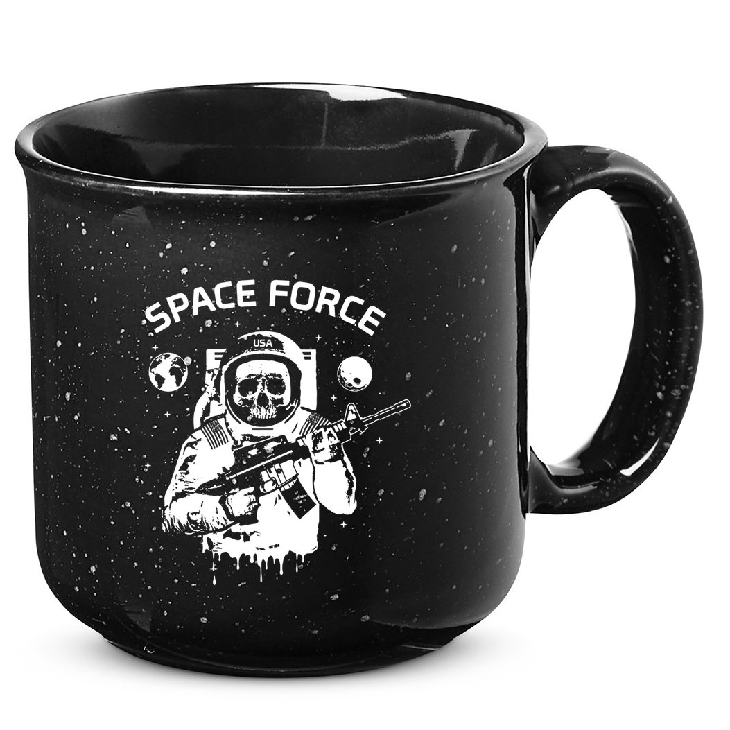 Us Space Force 15oz Campfire Ceramic Mug