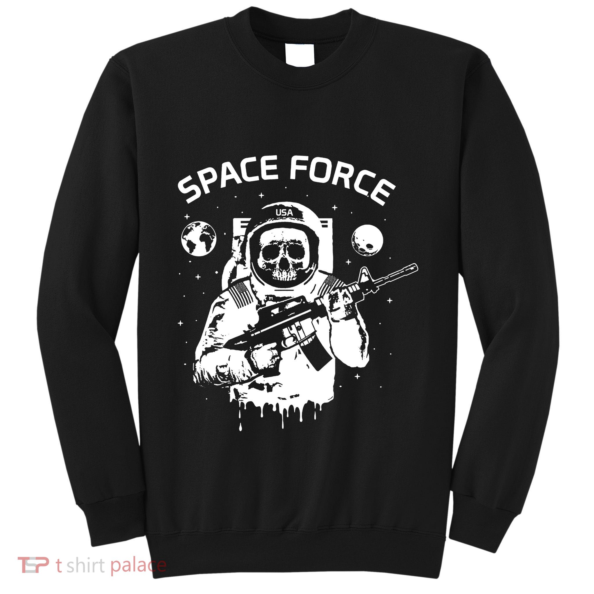 Us Space Force Tall Sweatshirt