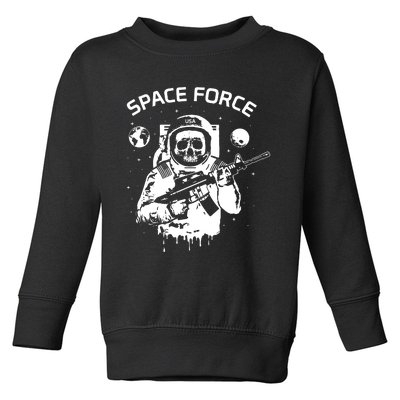 Us Space Force Toddler Sweatshirt