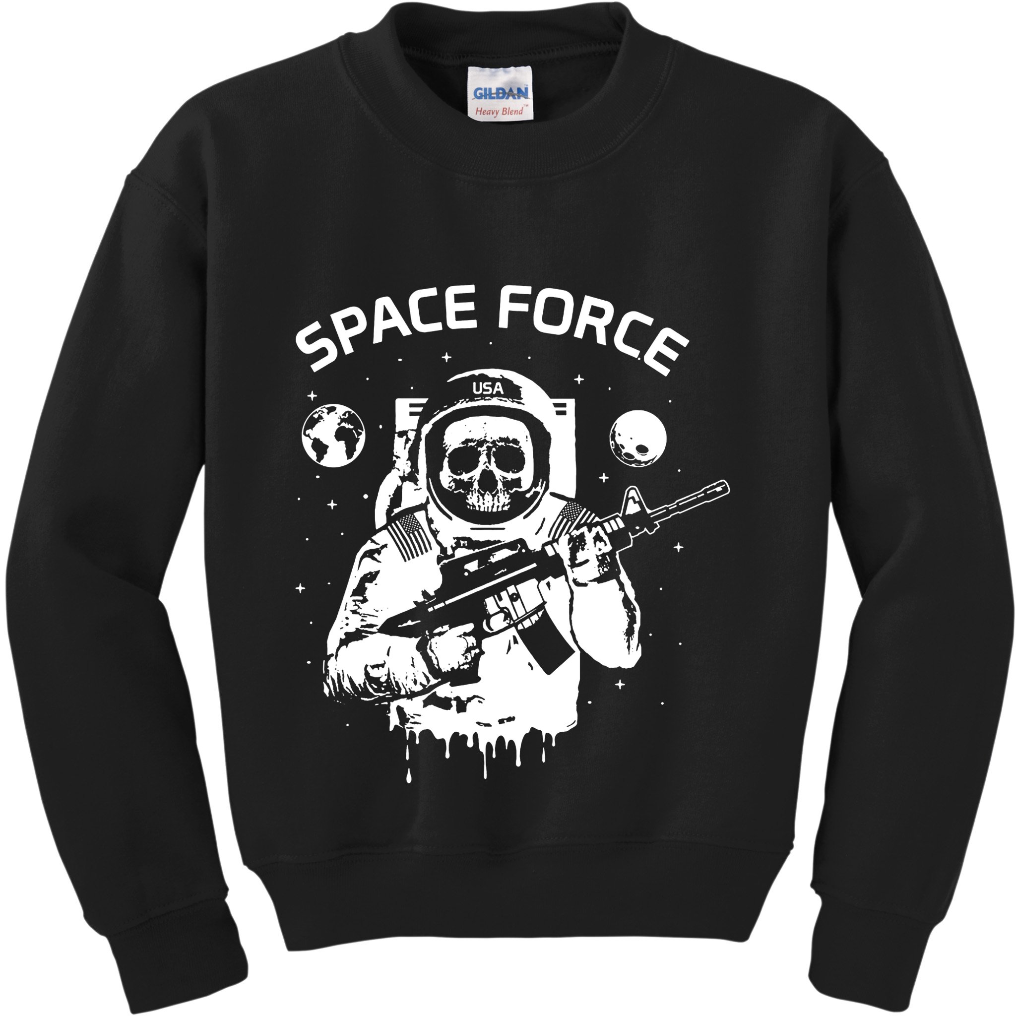 Us Space Force Kids Sweatshirt