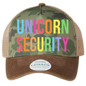 Unicorn Security Funny Birthday Girl Gifts Dad Mom Daughter Legacy Tie Dye Trucker Hat