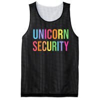 Unicorn Security Funny Birthday Girl Gifts Dad Mom Daughter Mesh Reversible Basketball Jersey Tank