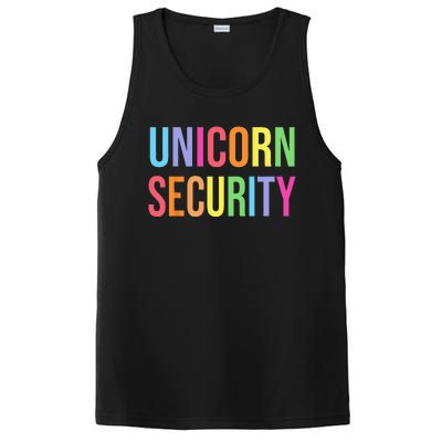 Unicorn Security Funny Birthday Girl Gifts Dad Mom Daughter PosiCharge Competitor Tank