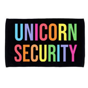 Unicorn Security Funny Birthday Girl Gifts Dad Mom Daughter Microfiber Hand Towel