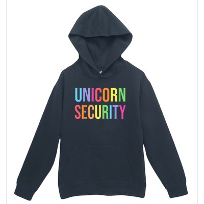 Unicorn Security Funny Birthday Girl Gifts Dad Mom Daughter Urban Pullover Hoodie