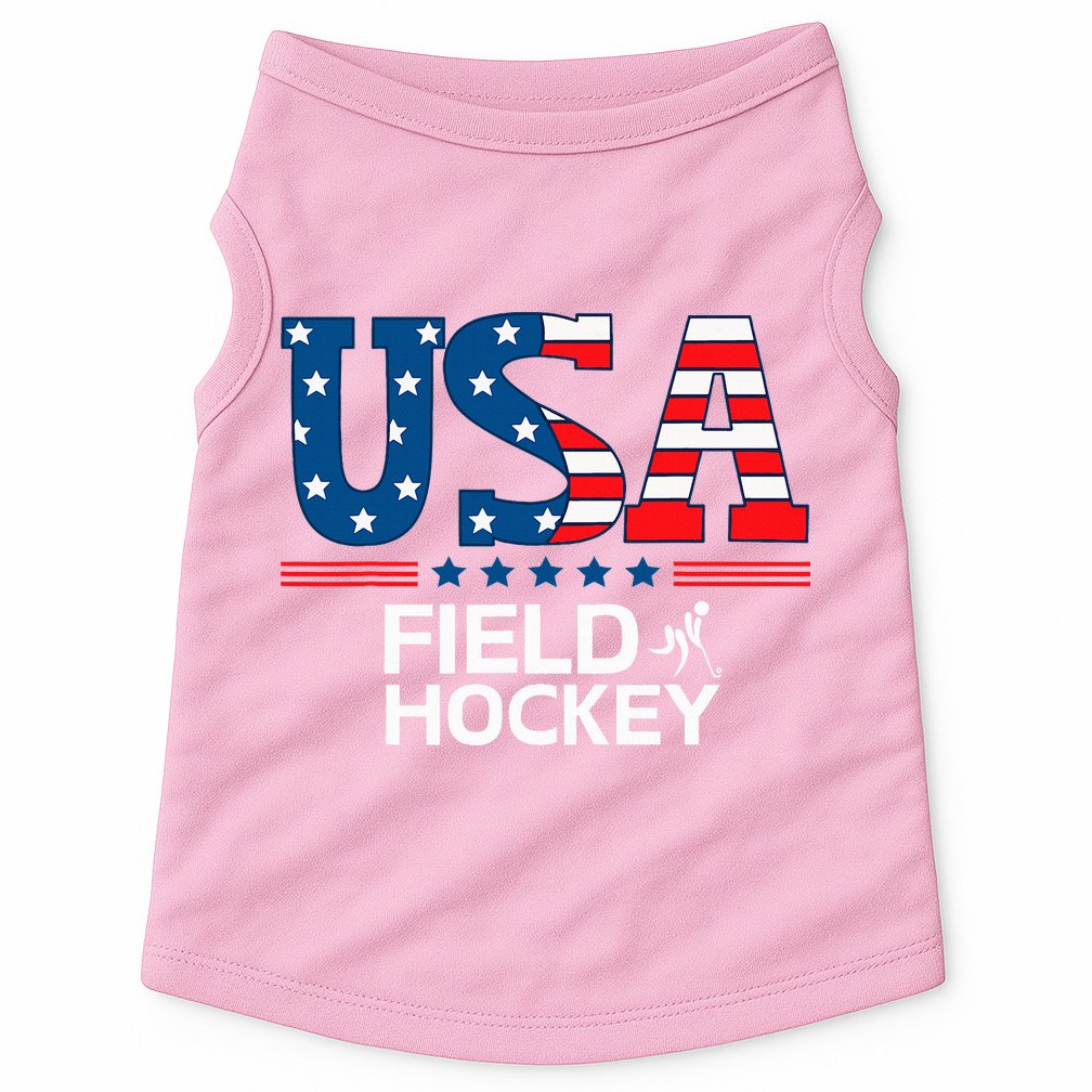 United States Flag Field Hockey Usa Team Sport Field Hockey Doggie Tank
