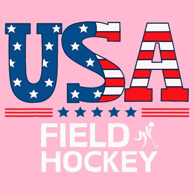 United States Flag Field Hockey Usa Team Sport Field Hockey T-Shirt