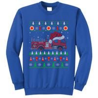 Ugly Style Fire Truck Fire Firefighter Christmas Meaningful Gift Sweatshirt