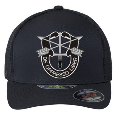 Us Special Forces Meaningful Gift De Oppresso Liber Cool Gift Flexfit Unipanel Trucker Cap