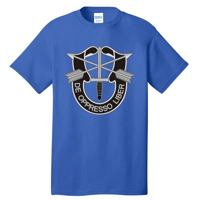 Us Special Forces Meaningful Gift De Oppresso Liber Cool Gift Tall T-Shirt