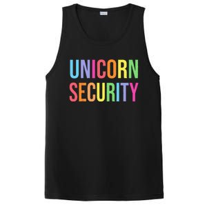 Unicorn Security Funny Birthday Gifts Dad Mom Daughter PosiCharge Competitor Tank