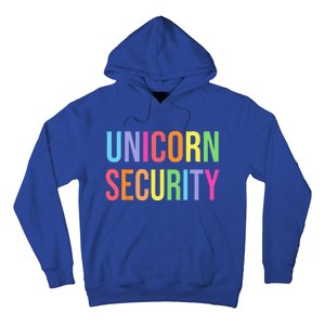 Unicorn Security Funny Birthday Gifts Dad Mom Daughter Hoodie