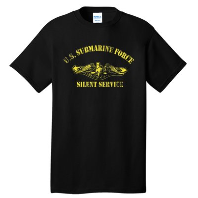 U.S Submarine Force Silent Service Veteran Submariner Tall T-Shirt