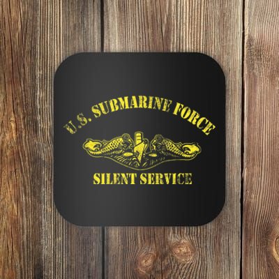 U.S Submarine Force Silent Service Veteran Submariner Coaster