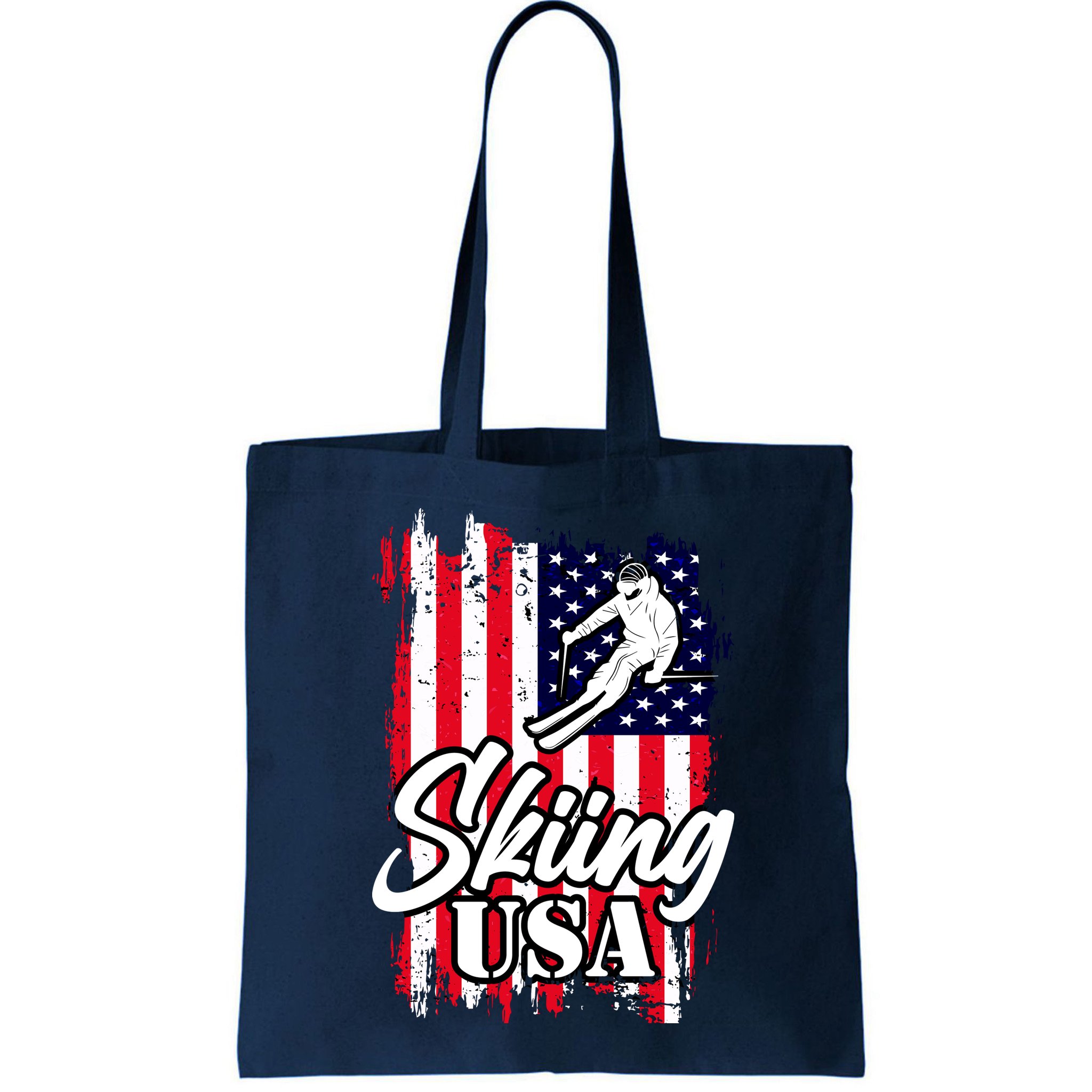 USA Skiing Flag Design Bag