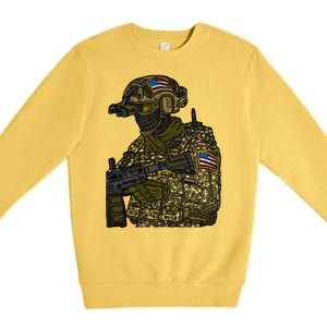 US Special Force Soldier Army Premium Crewneck Sweatshirt