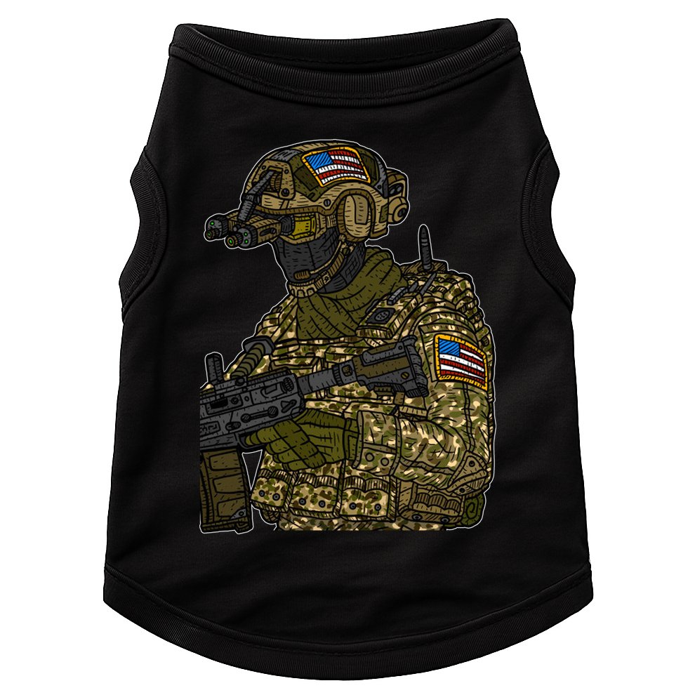 US Special Force Soldier Army Doggie Tank