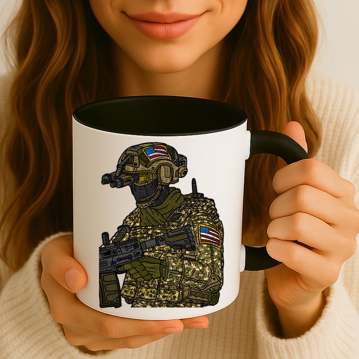 US Special Force Soldier Army Mug