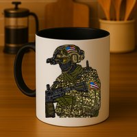 US Special Force Soldier Army Mug