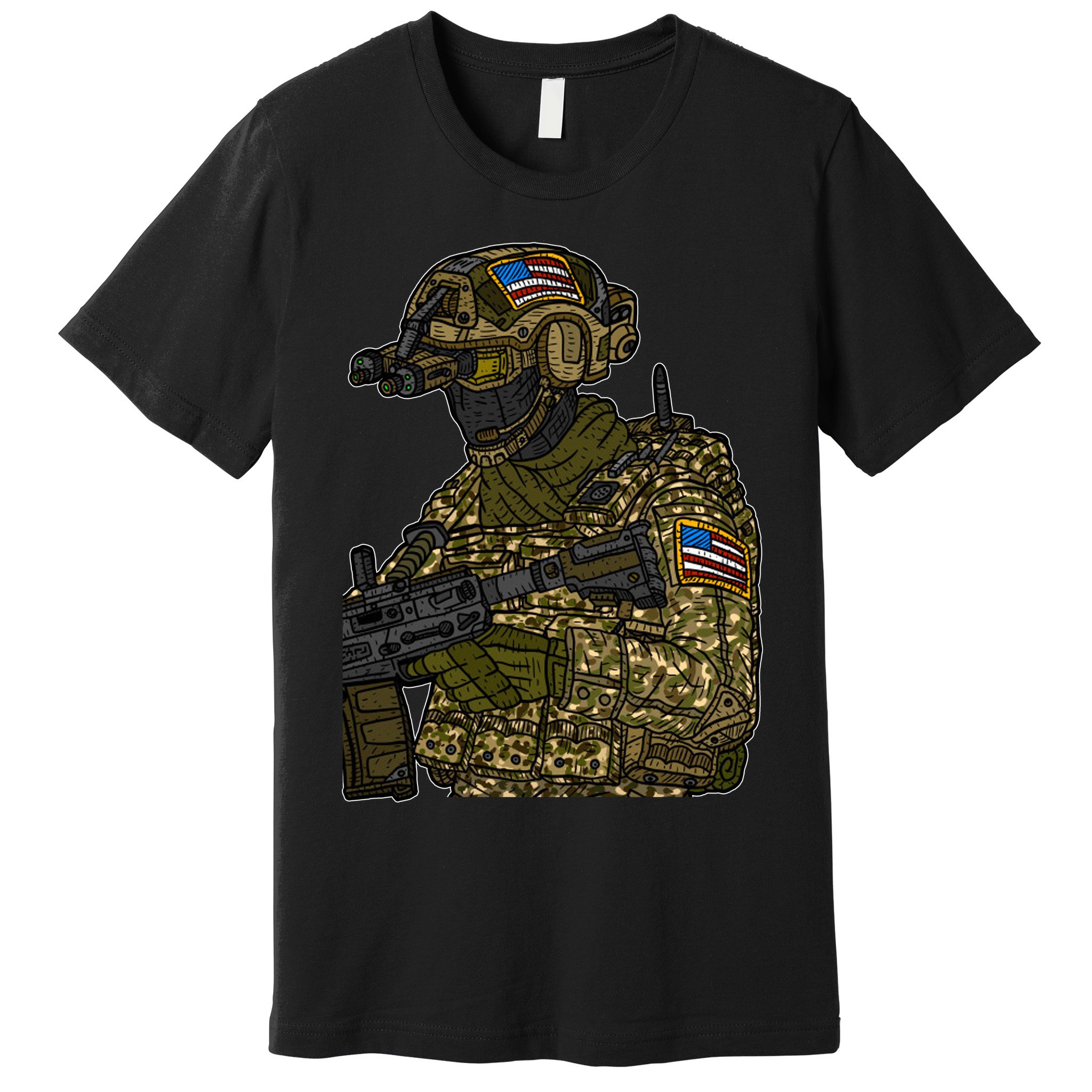 US Special Force Soldier Army Premium T-Shirt