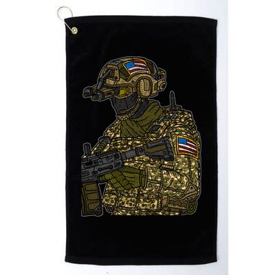 US Special Force Soldier Army Golf Towel