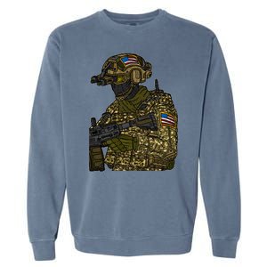 US Special Force Soldier Army Garment-Dyed Sweatshirt