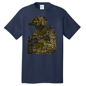 US Special Force Soldier Army Tall T-Shirt