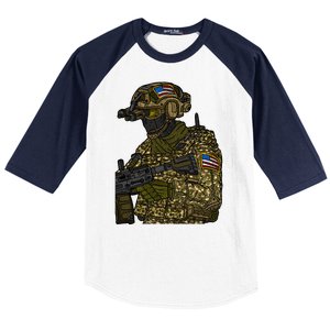 US Special Force Soldier Army Baseball Sleeve Shirt